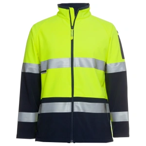 JB's Hi Vis 4602.1 (D+N) Softshell Jacket - Thumbnail Image 2