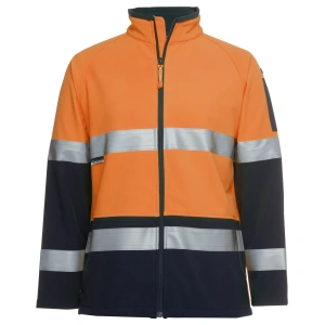 JB's Hi Vis 4602.1 (D+N) Softshell Jacket - Thumbnail Image 4