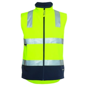 JB's Hi Vis (D+N) Softshell Vest - Thumbnail Image 2