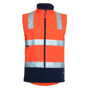JB's Hi Vis (D+N) Softshell Vest - Thumbnail Image 4