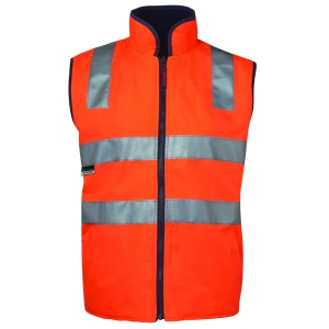 JB's Hi Vis 4602.1 (D+N) Reversible Vest - Thumbnail Image 8