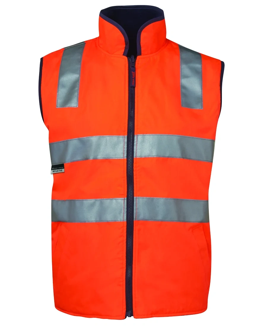 JB's Hi Vis 4602.1 (D+N) Reversible Vest - Image 8