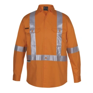 JB's Hi Vis 150g NSW/QLD Rail X-Back Shirt - Thumbnail Image 2
