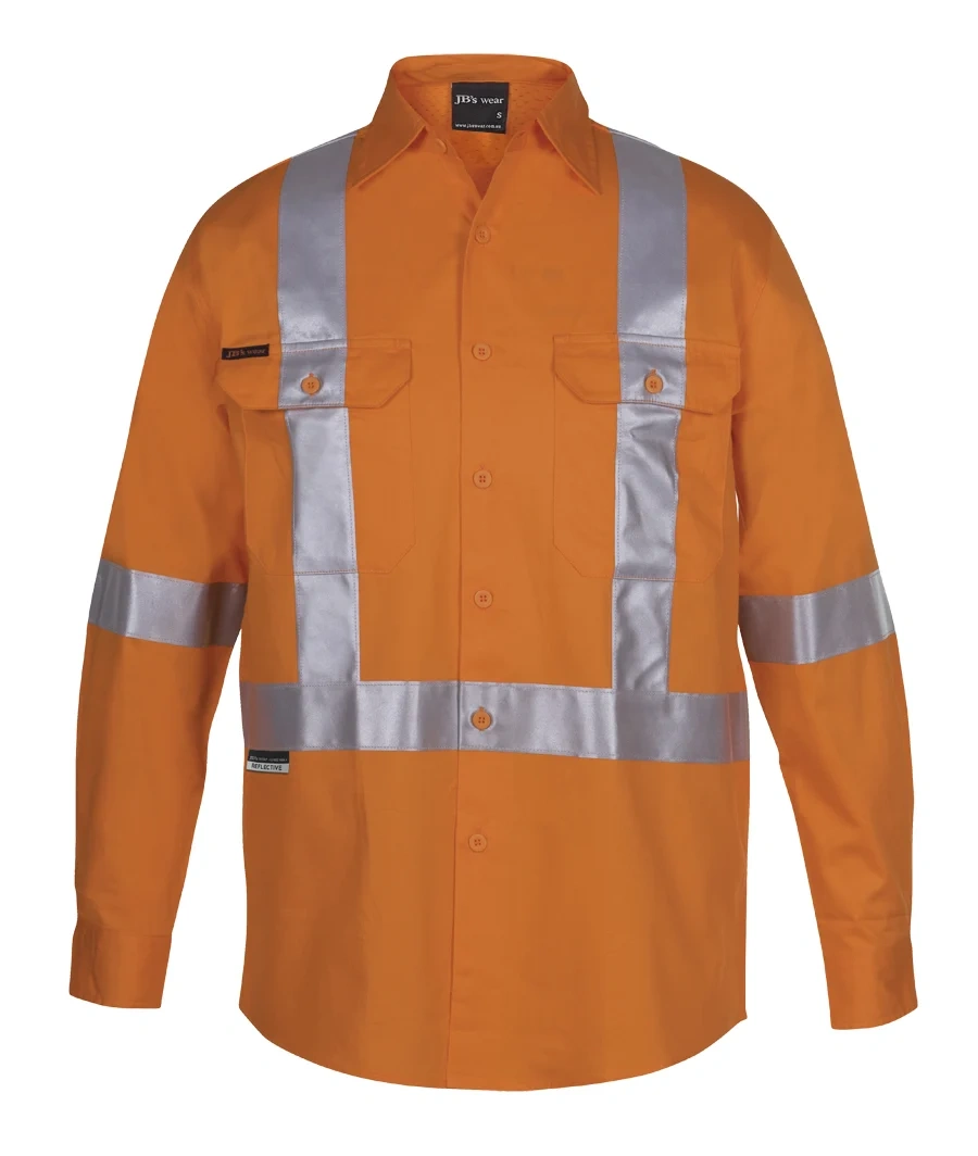 JB's Hi Vis 150g NSW/QLD Rail X-Back Shirt - Image 2