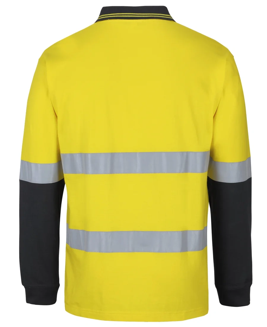 JB's Hi Vis (D+N) L/S Cotton Polo - Image 3
