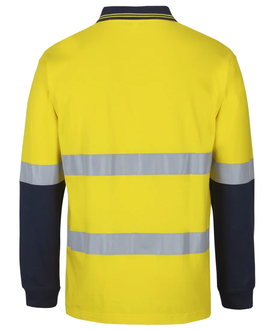 JB's Hi Vis (D+N) L/S Cotton Polo - Image 5