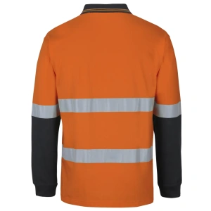 JB's Hi Vis (D+N) L/S Cotton Polo - Thumbnail Image 7