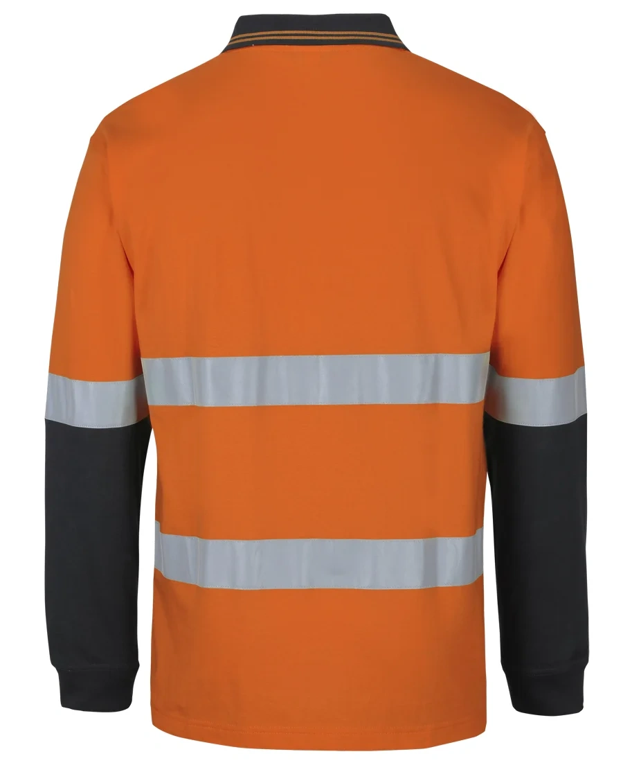JB's Hi Vis (D+N) L/S Cotton Polo - Image 7