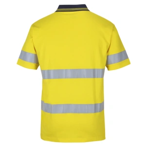JB's Hi Vis (D+N) S/S Cotton Polo - Thumbnail Image 5