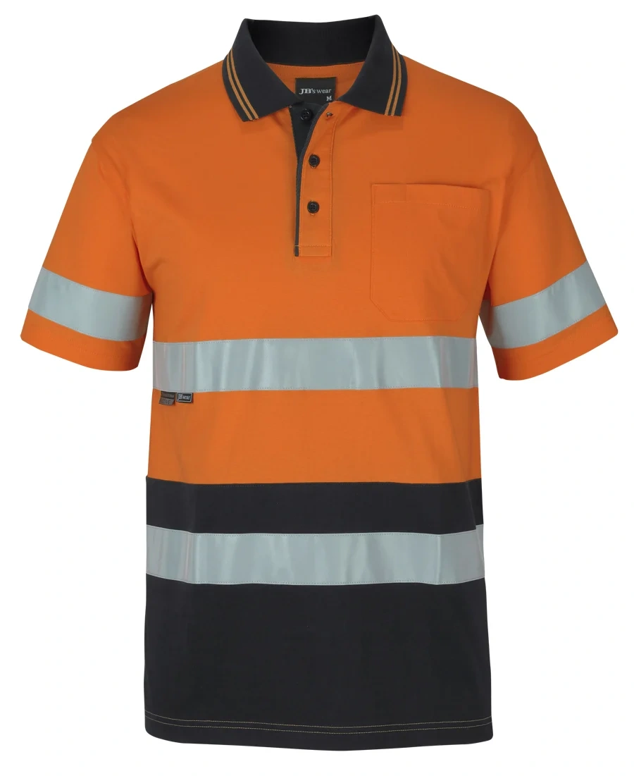 JB's Hi Vis (D+N) S/S Cotton Polo - Image 6