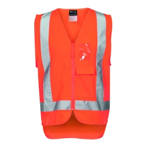 JB's Hi Vis Zip (D+N) TTMC-W Vest - Thumbnail Image 2