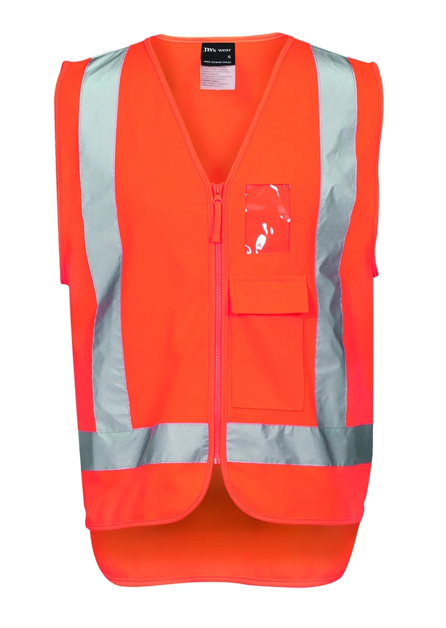 JB's Hi Vis Zip (D+N) TTMC-W Vest - Image 2