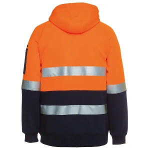 JB's Hi Vis (D+N) Full Zip Fleecy Hoodie - Thumbnail Image 5