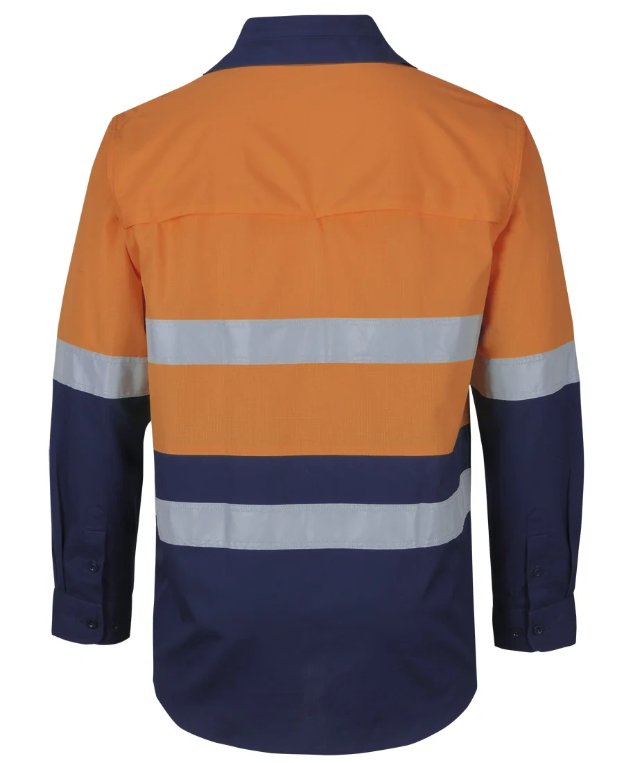 JB's Hi Vis (D+N) Ripstop L/S Fishing Shirt - Image 3