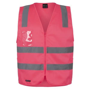 JB's Hi Vis (D+N) Zip Safety Vest - Thumbnail Image 4