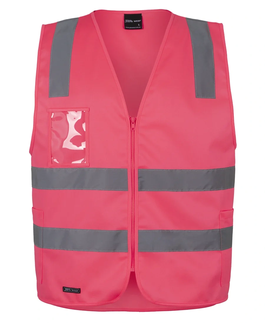 JB's Hi Vis (D+N) Zip Safety Vest - Image 4