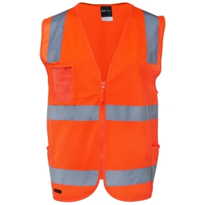 JB's Hi Vis (D+N) Zip Safety Vest - Thumbnail Image 6