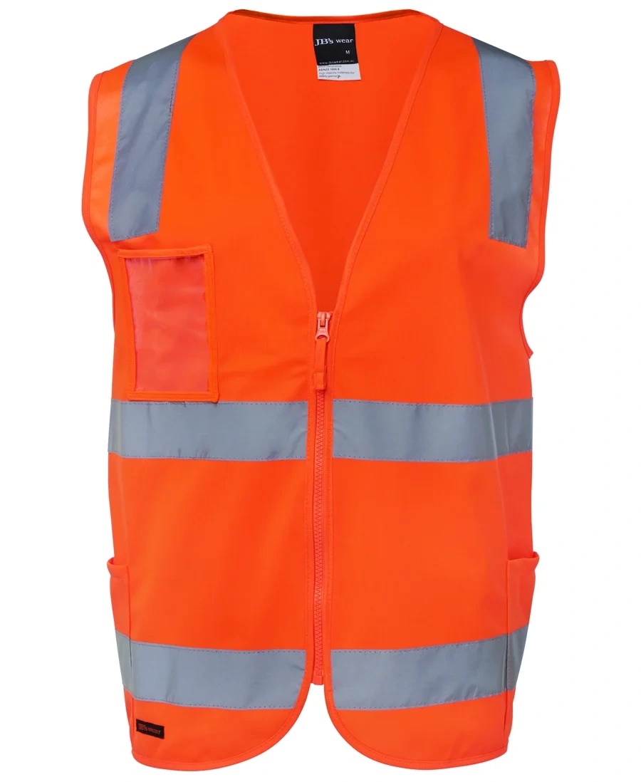 JB's Hi Vis (D+N) Zip Safety Vest - Image 6