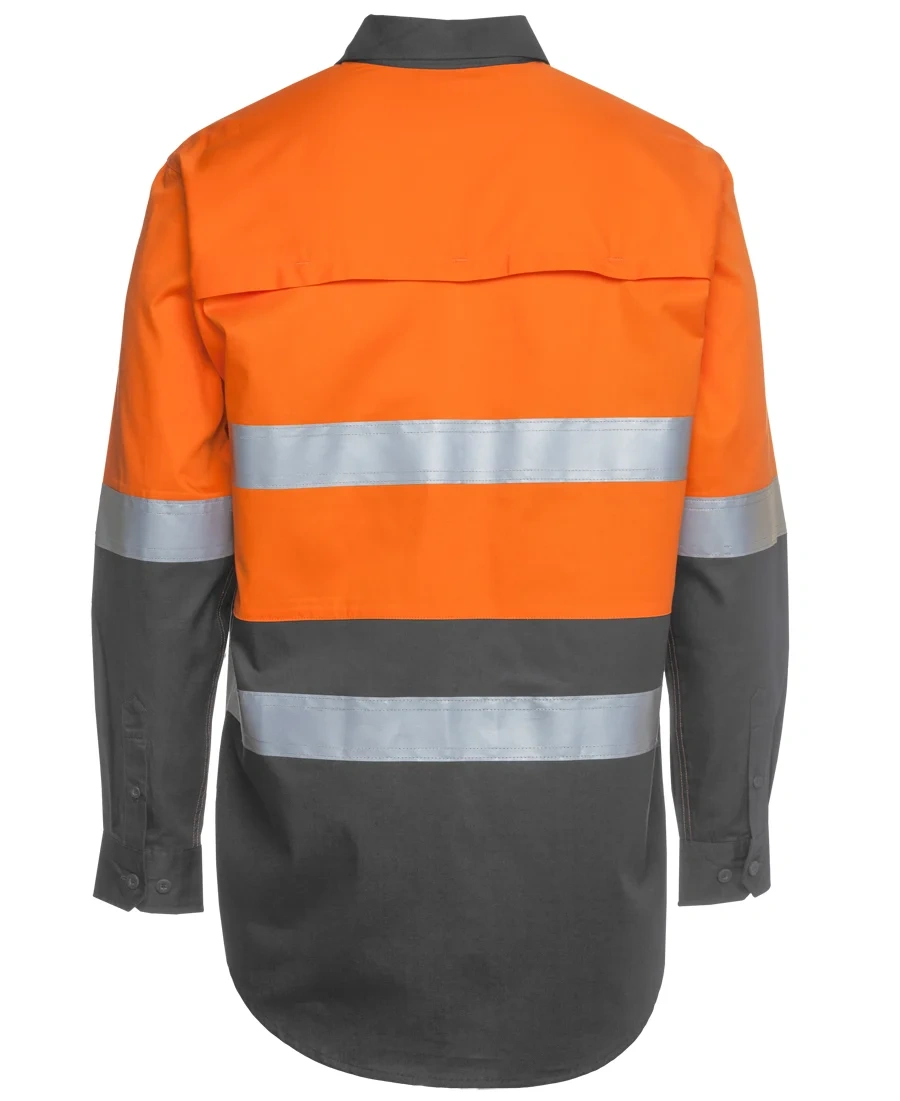 JB's Hi Vis L/S (D+N) 150G Work Shirt - Image 15