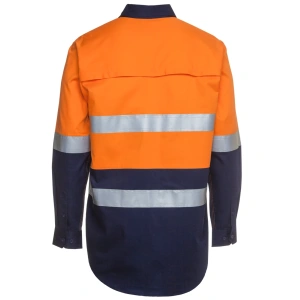 JB's Hi Vis L/S (D+N) 150G Work Shirt - Thumbnail Image 17
