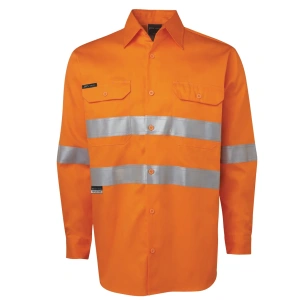 JB's Hi Vis L/S (D+N) 150G Work Shirt - Thumbnail Image 18