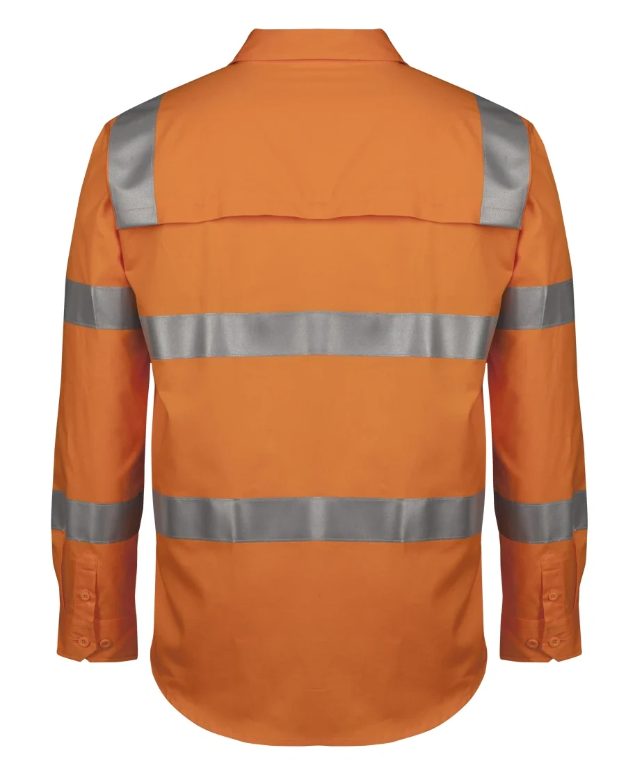 JB's Hi Vis (D+N) L/S 150g AUST. Rail Work Shirt - Image 3