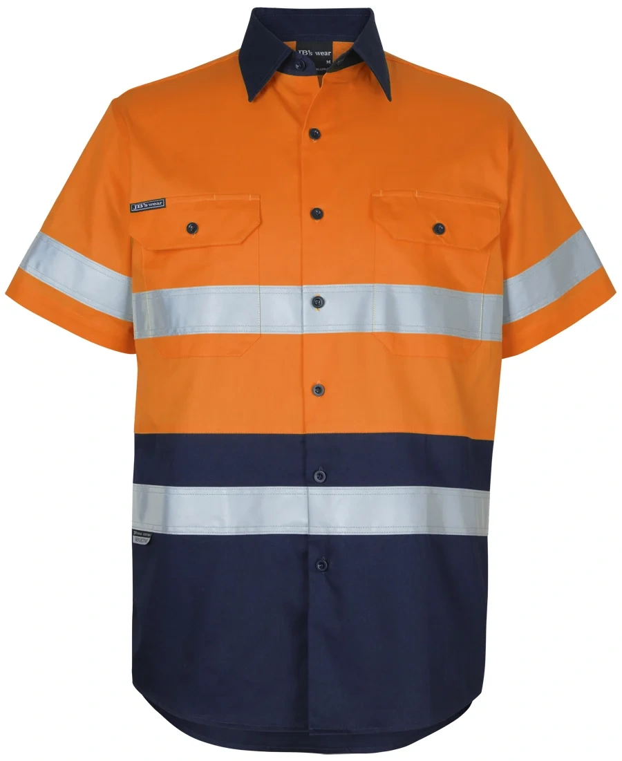 JB's Hi Vis (D+N) S/S 150g Work Shirt - Image 2