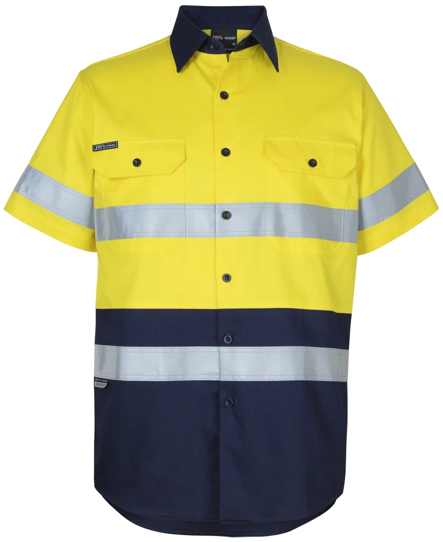JB's Hi Vis (D+N) S/S 150g Work Shirt - Image 4
