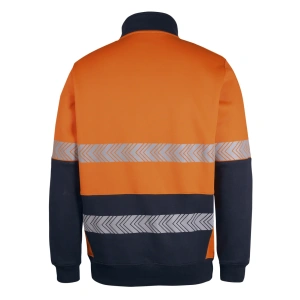 JB's Hi Vis 330g 1/2 Zip Segmented Tape Fleece - Thumbnail Image 3