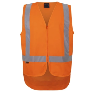 JB's NSW/QLD Rail (D+N) Zip X-Back Safety Vest - Thumbnail Image 2