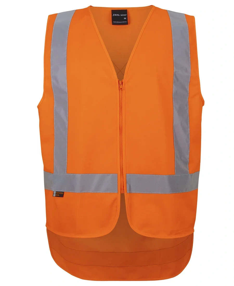 JB's NSW/QLD Rail (D+N) Zip X-Back Safety Vest - Image 2