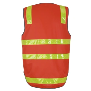 JB's Vic Road (D+N) Zip Safety Vest - Thumbnail Image 3