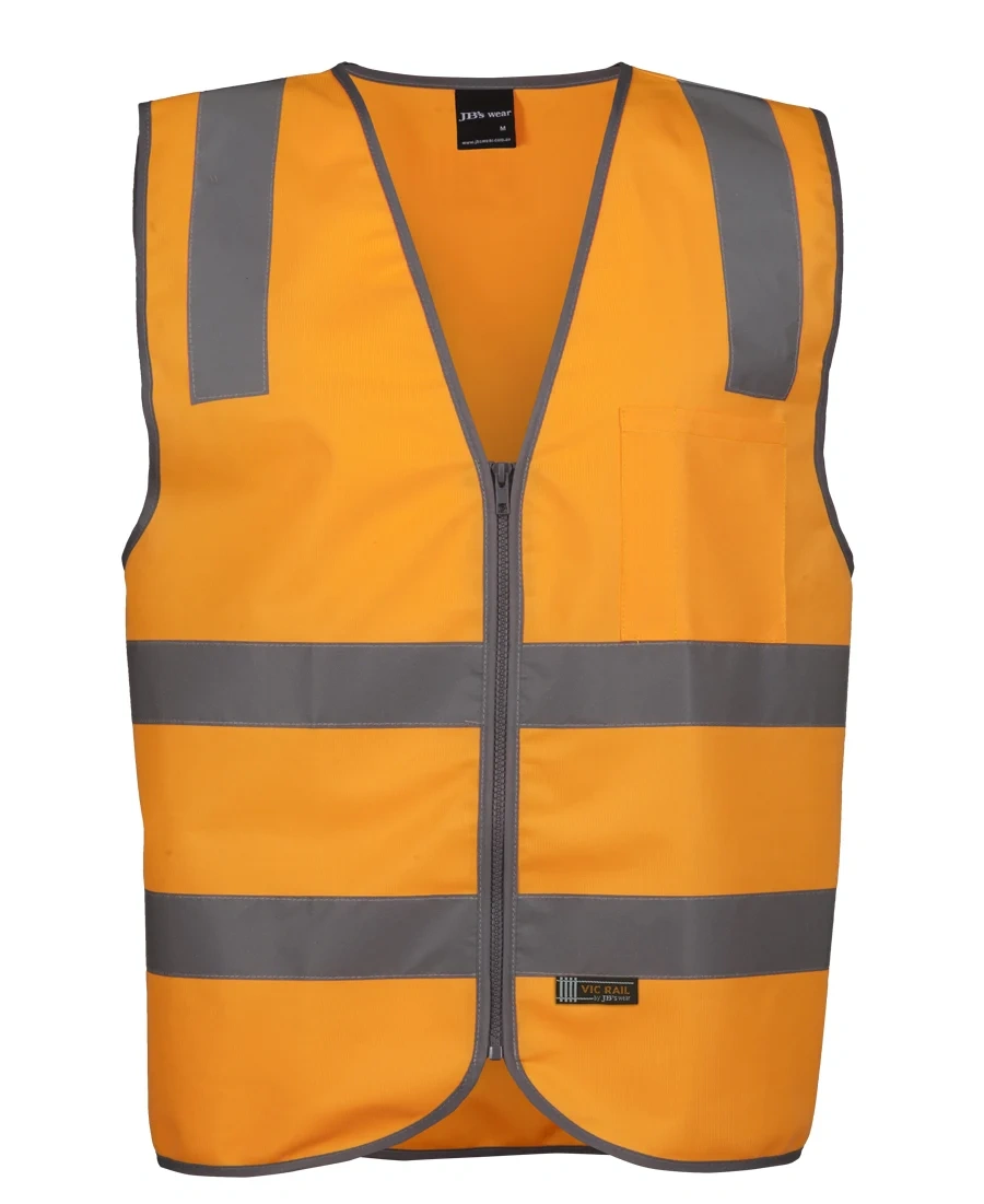 JB's Vic Rail (D+N) Zip Safety Vest - Image 2
