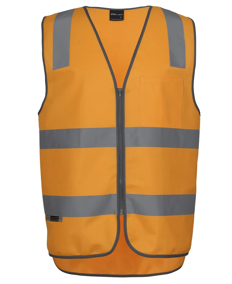 JB's Aust. Rail (D+N) Zip Safety Vest - Image 2