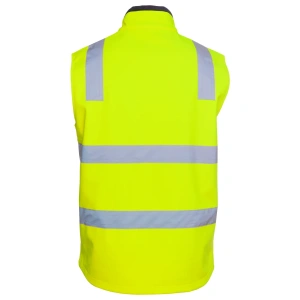 JB's Hi Vis (D+N) Three Layer Softshell Vest - Thumbnail Image 3