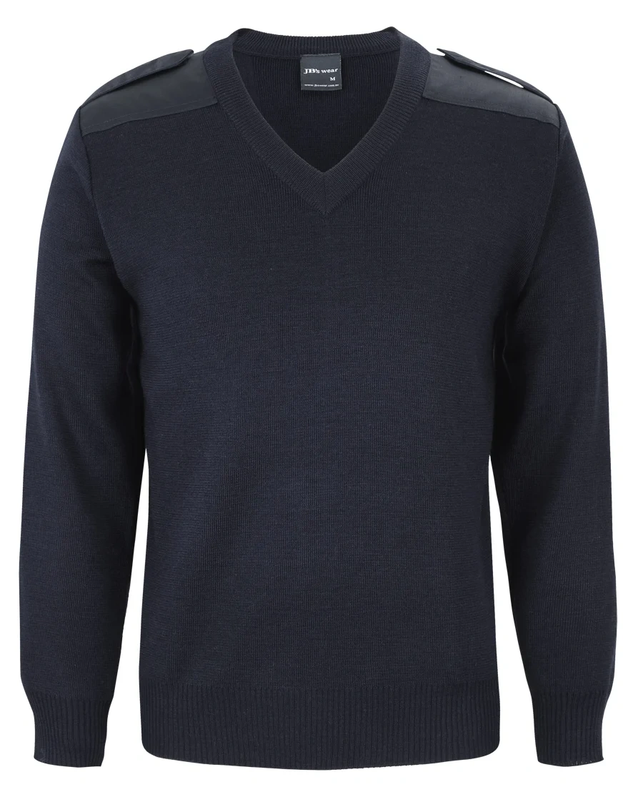 JB's Knitted Epaulette Jumper - Image 4