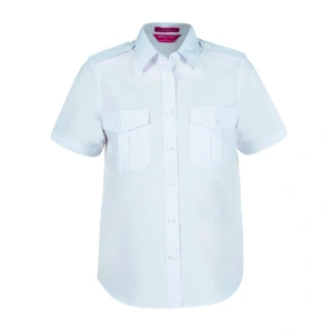 JB's Ladies S/S Epaulette Shirt - Thumbnail Image 2