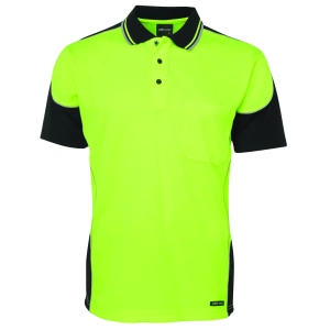 JB's Hi Vis Contrast Piping Polo - Thumbnail Image 2