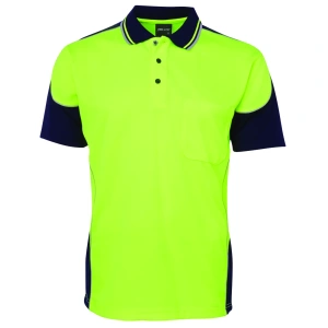 JB's Hi Vis Contrast Piping Polo - Thumbnail Image 4