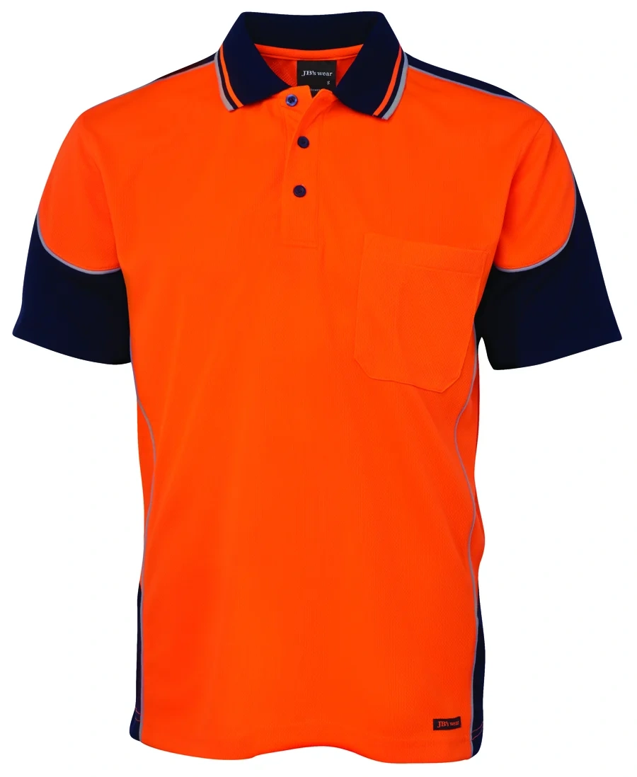 JB's Hi Vis Contrast Piping Polo - Image 6