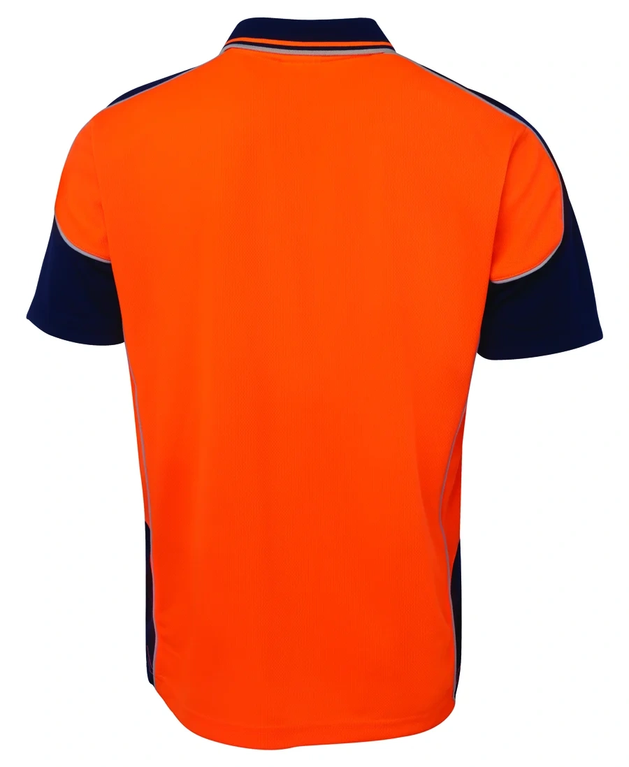 JB's Hi Vis Contrast Piping Polo - Image 7