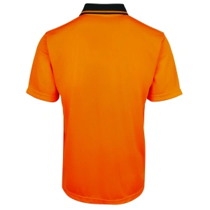 JB's Hi Vis Jacquard Non Cuff Polo - Thumbnail Image 7