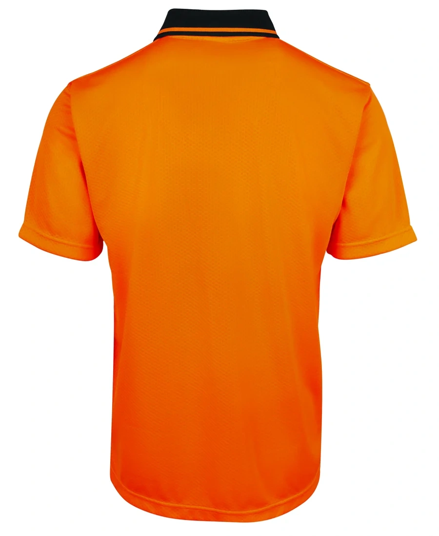 JB's Hi Vis Jacquard Non Cuff Polo - Image 7