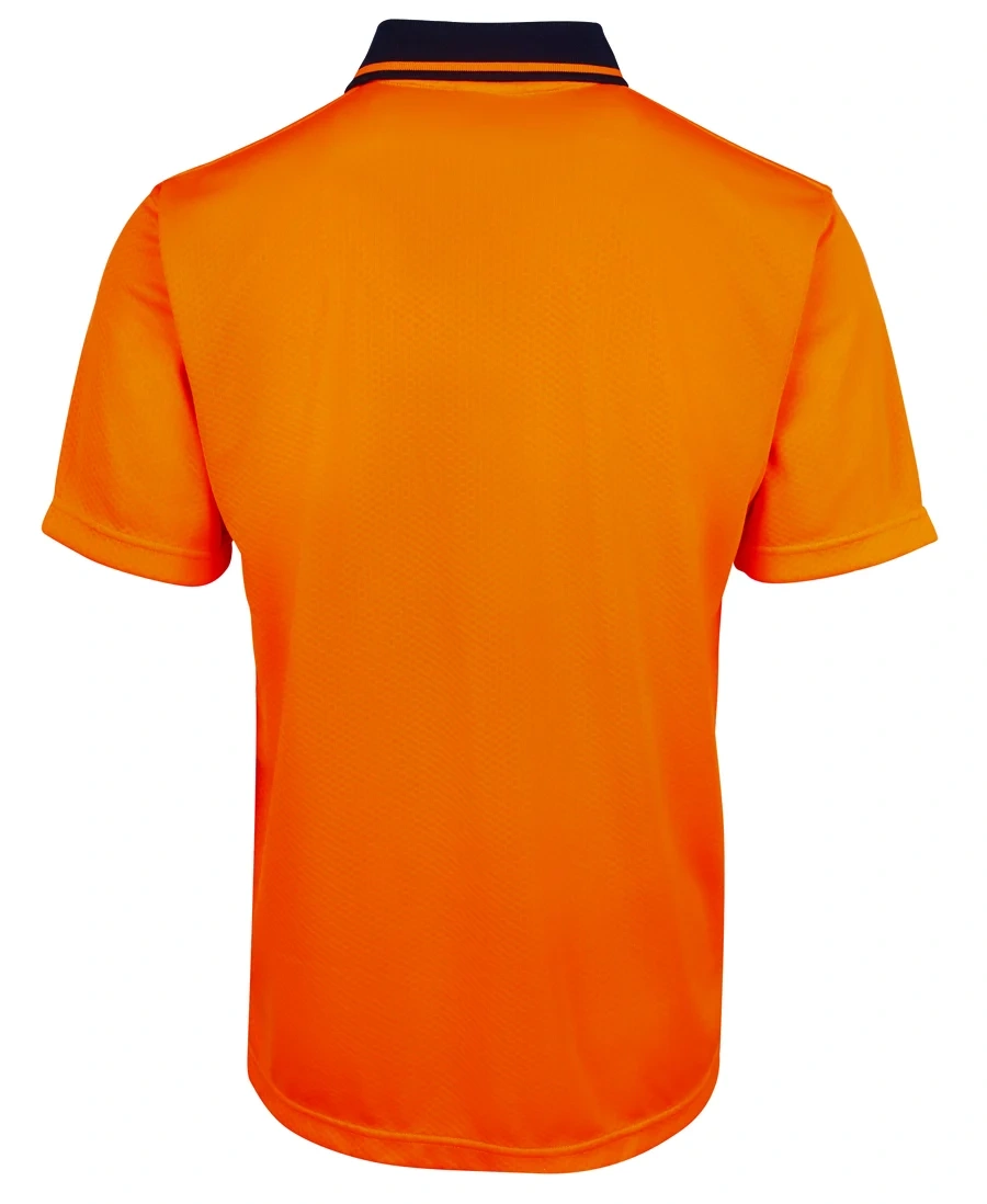 JB's Hi Vis Jacquard Non Cuff Polo - Image 9