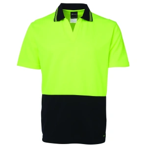 JB's Hi Vis S/S Non Button Polo - Thumbnail Image 2