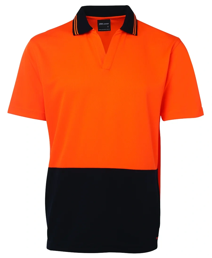 JB's Hi Vis S/S Non Button Polo - Image 4