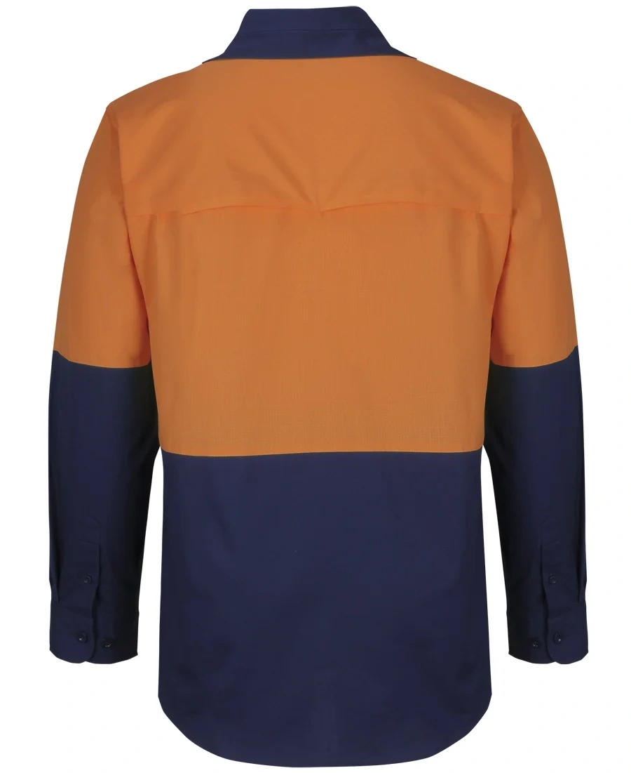 JB's Hi Vis Ripstop L/S Fishing Shirt - Image 3