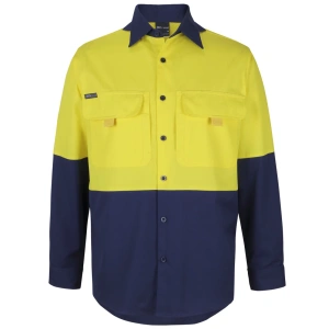 JB's Hi Vis Ripstop L/S Fishing Shirt - Thumbnail Image 4