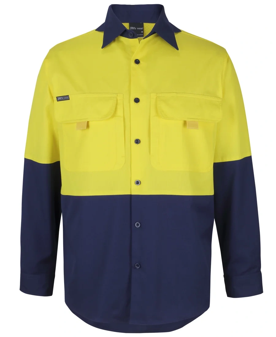 JB's Hi Vis Ripstop L/S Fishing Shirt - Image 4