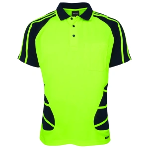 JB's Hi Vis S/S Spider Polo - Thumbnail Image 4
